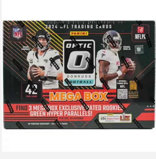 2024 Panini Donruss Optic Football Mega Box (Green Hyper Parallels!)