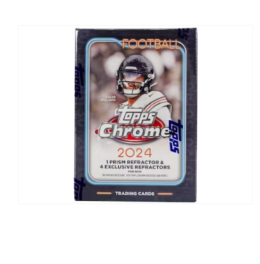 2024 Topps Chrome Football 7-Pack Blaster Box