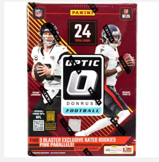 2024 Panini Donruss Optic Football 6-Pack Blaster Box (Pink Parallels!)